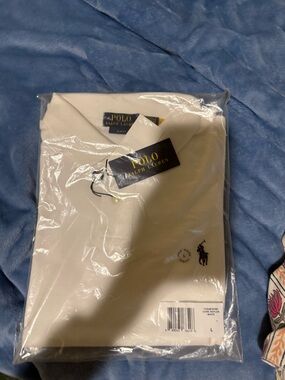 Polo by Ralph Lauren White Men’s Polo with Embroidered Pony
